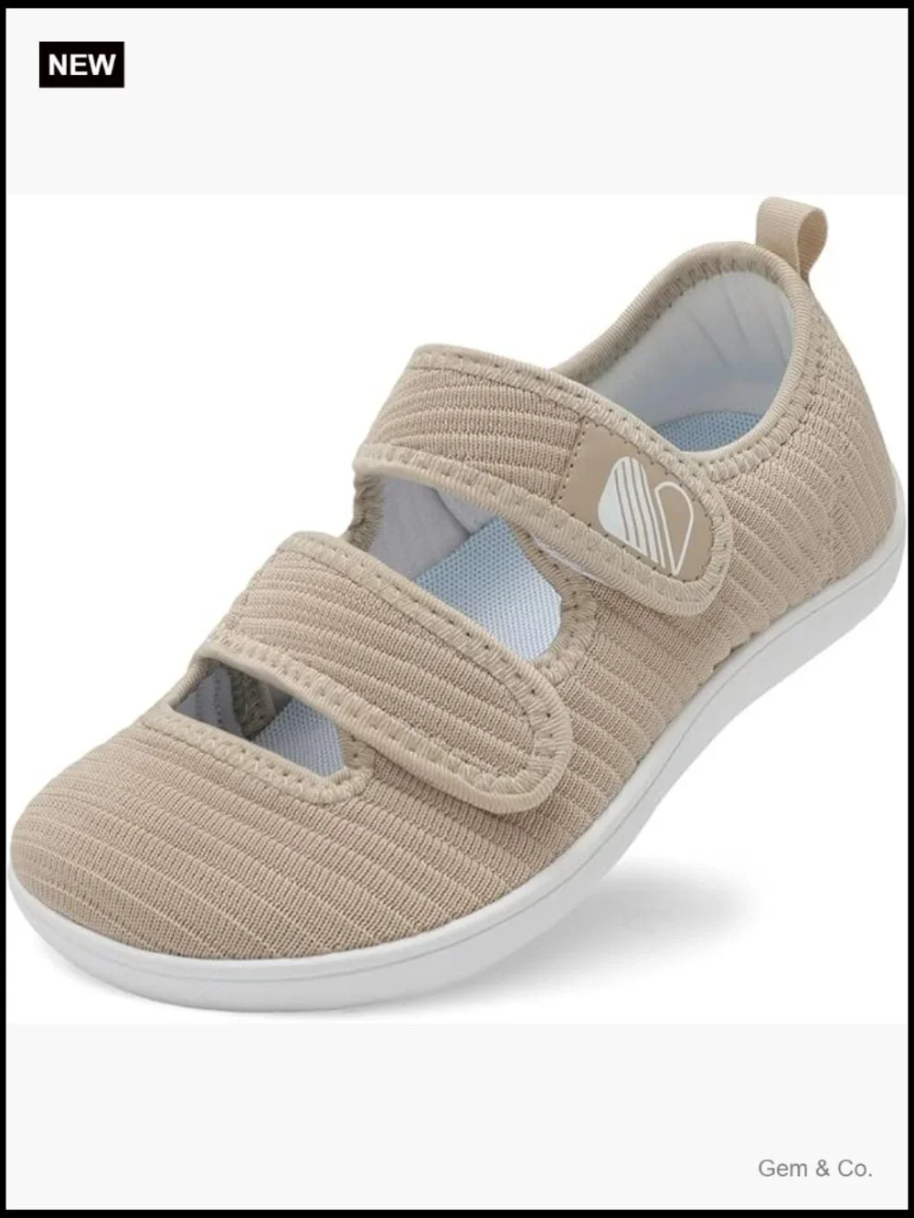 Women's Walking Shoes Wide Diabetic Adjustable Barefoot Zero Drop Sneakers